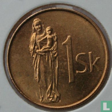 Slovakia 1 koruna 2002 - Image 2