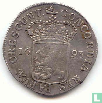West-Friesland zilveren dukaat 1693 - Afbeelding 1