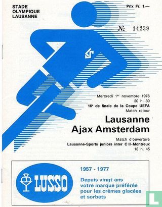 Lausanne Sports - Ajax