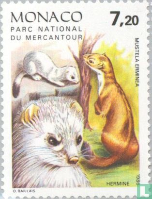 Säugetiere aus dem Nationalpark