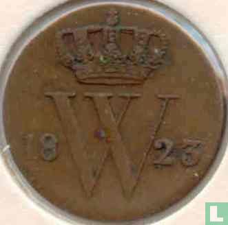 Niederlande ½ Cent 1823 (B - Wenderprägung) - Bild 1