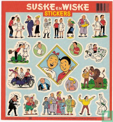 Suske en Wiske stickers 2e druk