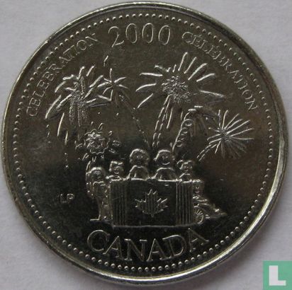Canada 25 cents 2000 "Celebration" - Image 1