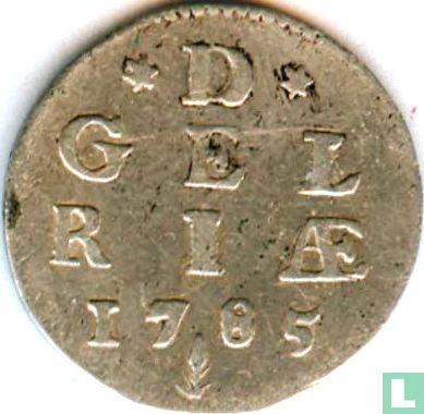 Gelderland 2 stuiver 1785 (type 1) - Afbeelding 1