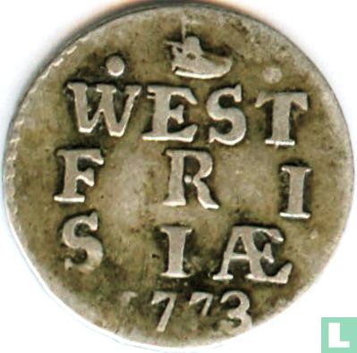 West-Friesland 2 stuiver 1773 - Afbeelding 1