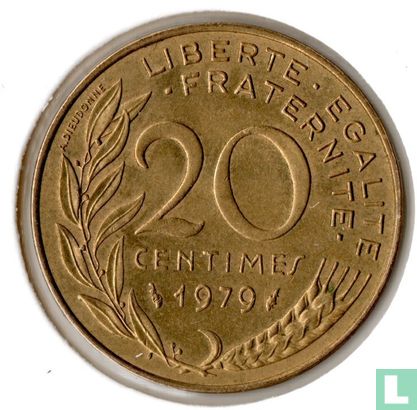 Frankreich 20 Centime 1979 - Bild 1
