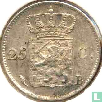Nederland 25 cent 1825 (B) - Afbeelding 2
