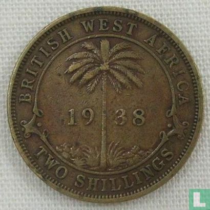 Brits-West-Afrika 2 shillings 1938 (H) - Afbeelding 1