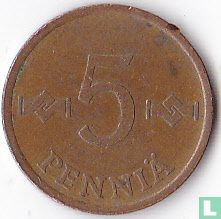 Finland 5 penniä 1969 - Afbeelding 2