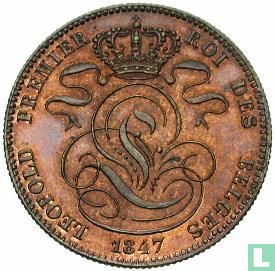 België 5 centimes 1847 - Afbeelding 1