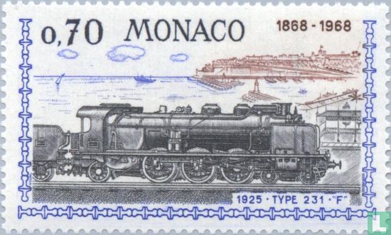 Rail services Nice-Monaco 1868-1968