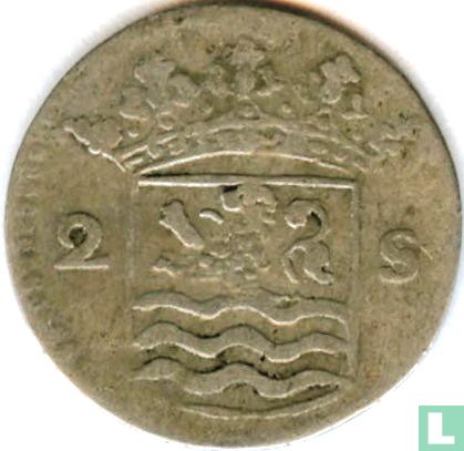 Zealand 2 stuiver 1744 - Image 2