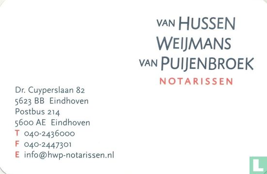 Van Hussen Weijmans van Puijenbroek Notarissen - Bild 1