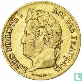 Frankrijk 40 francs 1834 (A) - Afbeelding 2