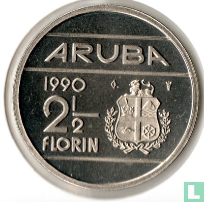 Aruba 2½ Florin 1990 - Bild 1