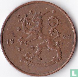Finlande 10 penniä 1929 - Image 1
