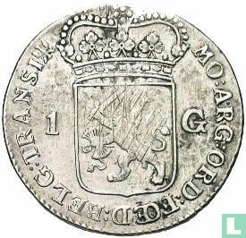 Bataafse Republiek 1 gulden 1795 (Overijssel) - Afbeelding 2
