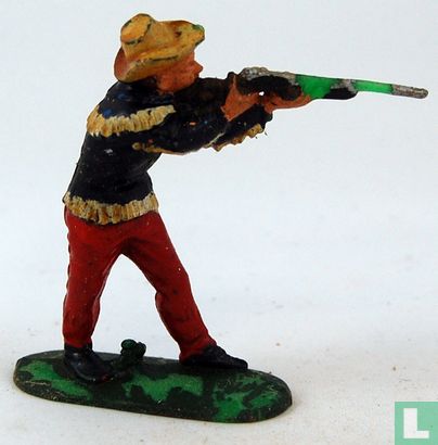 Cowboy vise avec un pistolet (vert) - Image 1