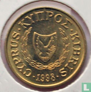 Chypre 10 cents 1998 - Image 1