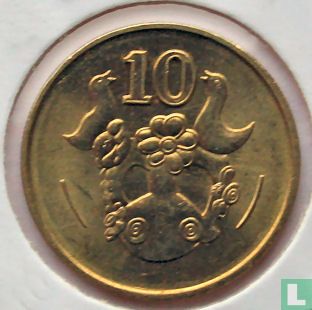 Chypre 10 cents 1998 - Image 2
