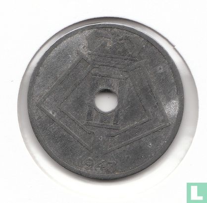 Belgium 25 centimes 1943 (FRA-NLD) - Image 1