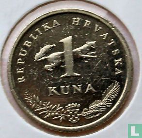 Croatie 1 kuna 1999 "5th anniversary of Kuna Currency" - Image 2