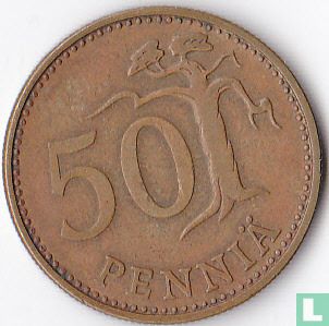 Finlande 50 penniä 1966 - Image 2
