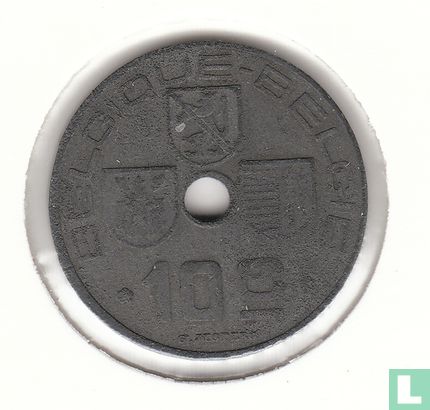 Belgium 10 centimes 1942 (FRA-NLD) - Image 2