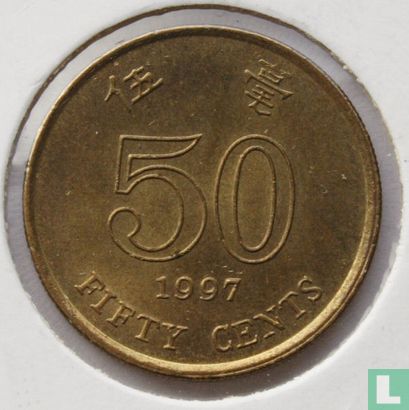 Hong Kong 50 cents 1997 - Image 1