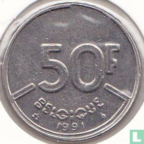 België 50 francs 1991 (FRA) - Afbeelding 1
