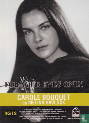 Carole Bouquet as Melina Havlock - Image 2