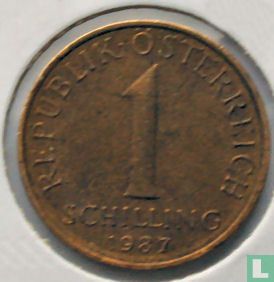 Oostenrijk 1 schilling 1987 - Afbeelding 1