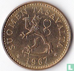 Finland 10 penniä 1967 - Image 1