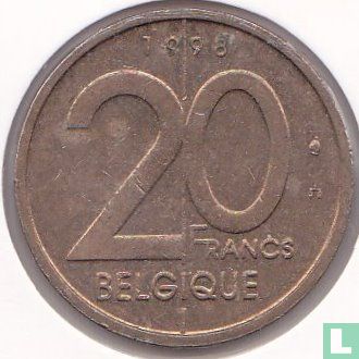 België 20 francs 1998 (FRA) - Afbeelding 1