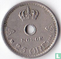 Noorwegen 25 øre 1924 - Afbeelding 1