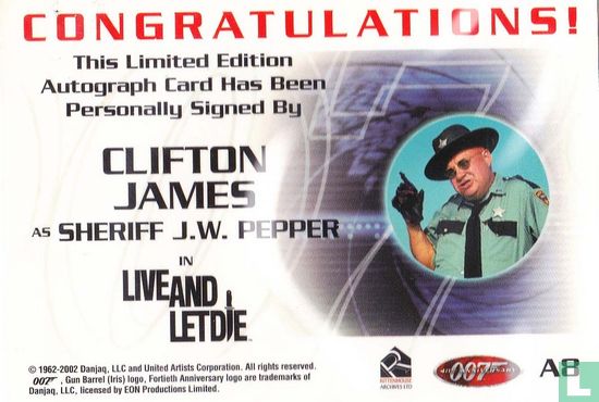 Clifton James in Live and let die - Image 2