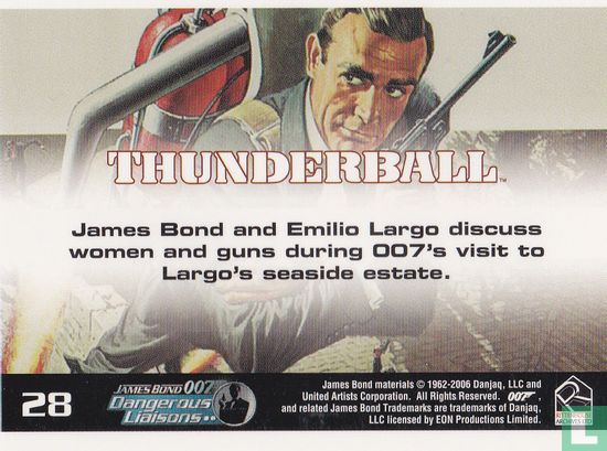 James Bond and Emilio Largo discuss women and guns - Afbeelding 2