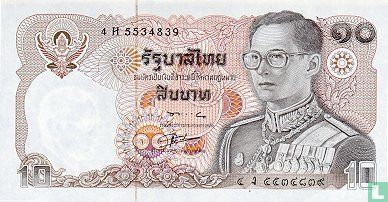 Thaïlande 10 Baht (Signature 56) - Image 1