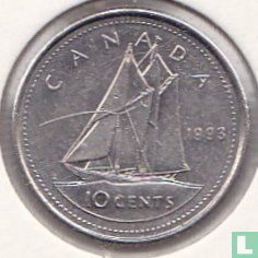 Canada 10 cents 1993 - Afbeelding 1