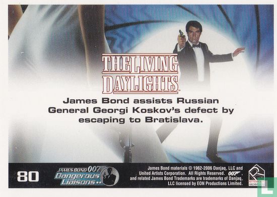 James Bond assists Rusian General Georgi Koskov's defect by escaping to Bratislava - Afbeelding 2
