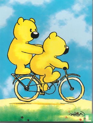 2 beren op fiets - Afbeelding 3