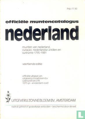 Officiële muntencatalogus van Nederland, Curaçao, Nederlandse Antillen en Suriname 1795-1981 - Image 2