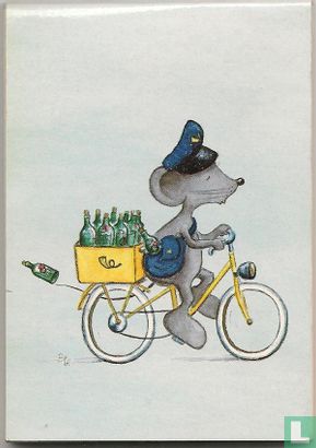 Kladblok muis op fiets - Bild 1