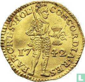 Hollande 1 ducat 1742 - Image 1