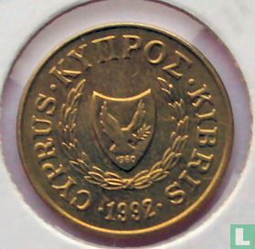 Chypre 2 cents 1992 - Image 1