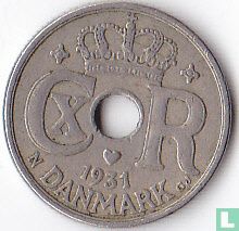 Denemarken 10 øre 1931 (Grote N) - Afbeelding 1