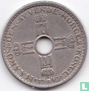 Norwegen 1 Krone 1940 - Bild 1
