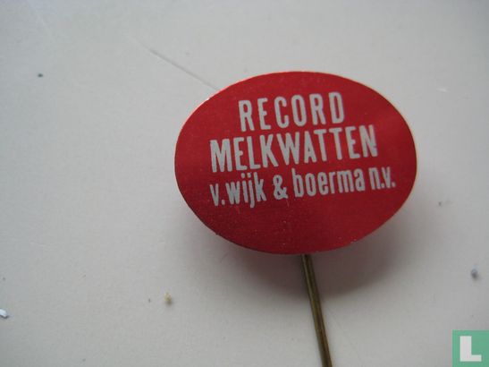 Record melkwatten V.Wijk & Boerma N.V.