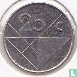 Aruba 25 Cent 1999 - Bild 2
