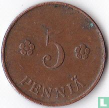 Finlande 5 penniä 1920 - Image 2